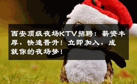 西安顶级夜场KTV招聘：薪资丰厚，快速晋升！立即加入，成就你的夜场梦！