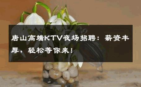 唐山高端KTV夜场招聘：薪资丰厚，轻松等你来！
