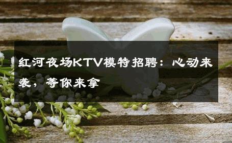 红河夜场KTV模特招聘：心动来袭，等你来拿