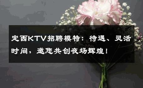 定西KTV招聘模特：待遇、灵活时间，邀您共创夜场辉煌！