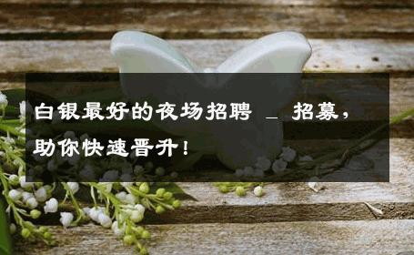 白银最好的夜场招聘 _ 招募，助你快速晋升！