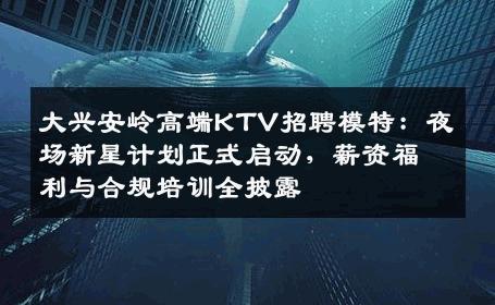 大兴安岭高端KTV招聘模特：夜场新星计划正式启动，薪资福利与合规培训全披露