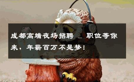 成都高端夜场招聘 _ 职位等你来，年薪百万不是梦！