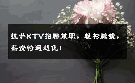 拉萨KTV招聘兼职，轻松赚钱，薪资待遇超优！