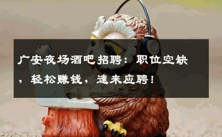 广安夜场酒吧招聘：职位空缺，轻松赚钱，速来应聘！