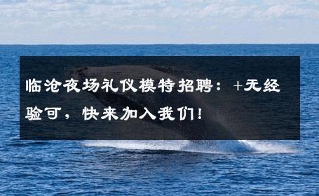 临沧夜场礼仪模特招聘：+无经验可，快来加入我们！