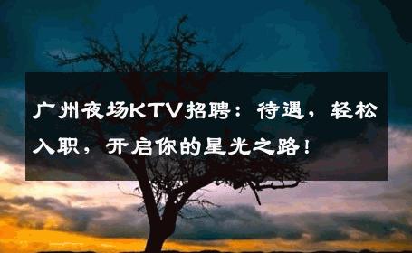广州夜场KTV招聘：待遇，轻松入职，开启你的星光之路！