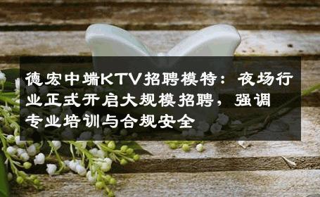 德宏中端KTV招聘模特：夜场行业正式开启大规模招聘，强调专业培训与合规安全
