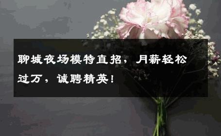 聊城夜场模特直招，月薪轻松过万，诚聘精英！