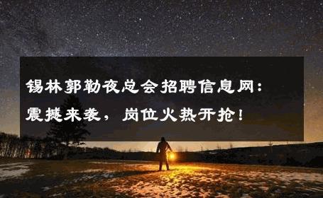 锡林郭勒夜总会招聘信息网：震撼来袭，岗位火热开抢！