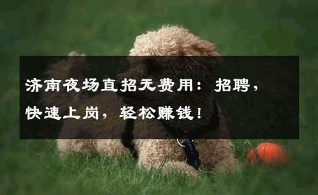 济南夜场直招无费用：招聘，快速上岗，轻松赚钱！