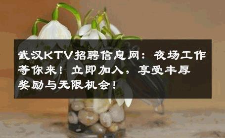 武汉KTV招聘信息网：夜场工作等你来！立即加入，享受丰厚奖励与无限机会！