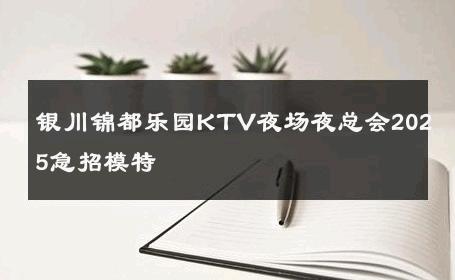银川锦都乐园KTV夜场夜总会2025急招模特