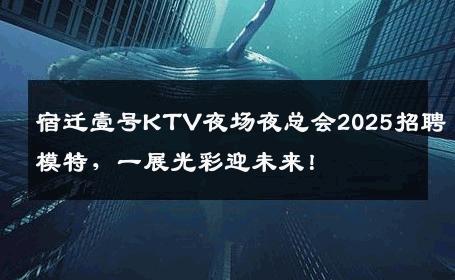 宿迁壹号KTV夜场夜总会2025招聘模特，一展光彩迎未来！