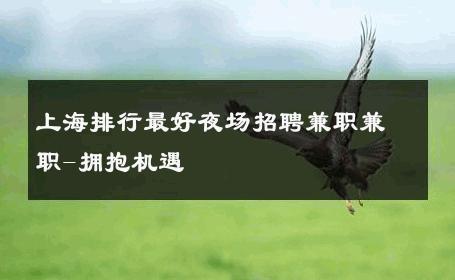 上海排行最好夜场招聘兼职兼职-拥抱机遇
