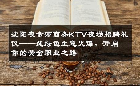 沈阳夜金莎商务KTV夜场招聘礼仪——纯绿色生意火爆，开启你的黄金职业之路