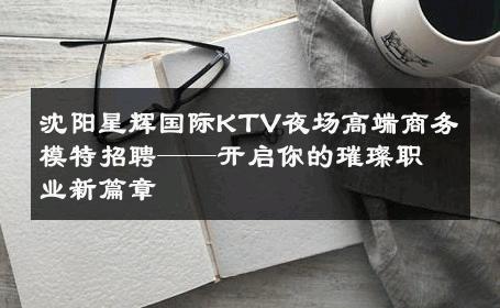 沈阳星辉国际KTV夜场高端商务模特招聘——开启你的璀璨职业新篇章