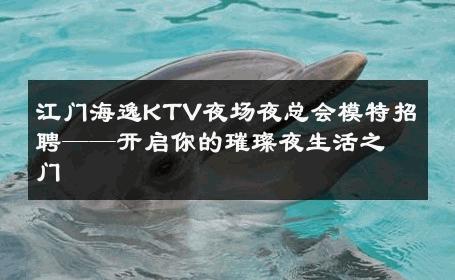 江门海逸KTV夜场夜总会模特招聘——开启你的璀璨夜生活之门