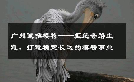 广州诚招模特——拒绝套路生意，打造稳定长远的模特事业