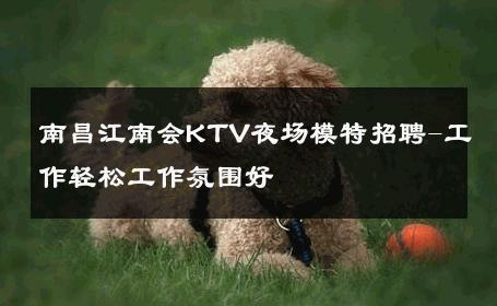 南昌江南会KTV夜场模特招聘-工作轻松工作氛围好