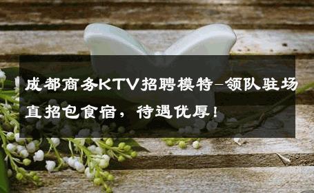 成都商务KTV招聘模特-领队驻场直招包食宿，待遇优厚！