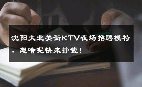 沈阳大北关街KTV夜场招聘模特，想啥呢快来挣钱！