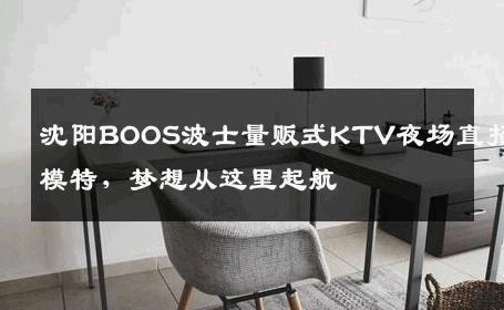 沈阳BOOS波士量贩式KTV夜场直招模特，梦想从这里起航