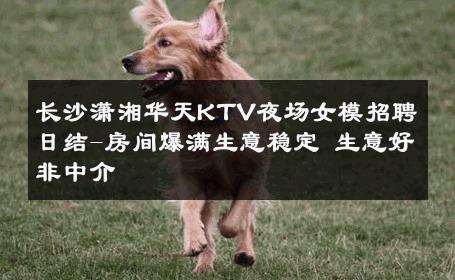 长沙潇湘华天KTV夜场女模招聘日结-房间爆满生意稳定 生意好非中介