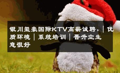 银川玺豪国际KTV高薪诚聘,｜优质环境｜系统培训｜晋升空生意很好