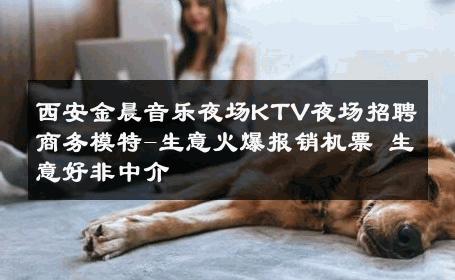 西安金晨音乐夜场KTV夜场招聘商务模特-生意火爆报销机票 生意好非中介