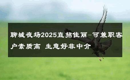 聊城夜场2025直招佳丽-可兼职客户素质高 生意好非中介