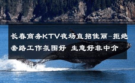 长春商务KTV夜场直招佳丽-拒绝套路工作氛围好 生意好非中介