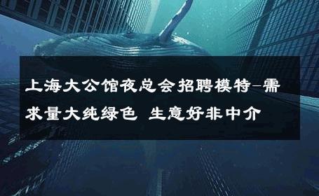 上海大公馆夜总会招聘模特-需求量大纯绿色 生意好非中介