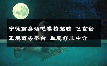 宁德商务酒吧模特招聘-包食宿正规商务平台 生意好非中介