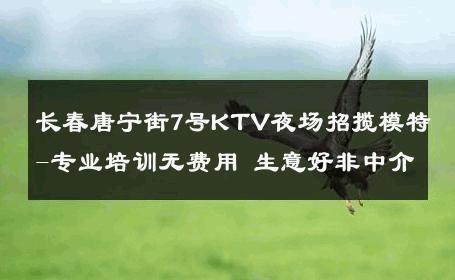 长春唐宁街7号KTV夜场招揽模特-专业培训无费用 生意好非中介