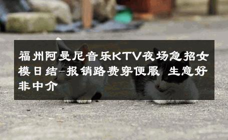 福州阿曼尼音乐KTV夜场急招女模日结-报销路费穿便服 生意好非中介