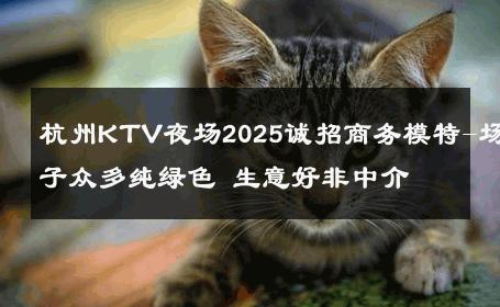 杭州KTV夜场2025诚招商务模特-场子众多纯绿色 生意好非中介