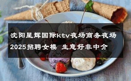 沈阳星辉国际ktv夜场商务夜场2025招聘女模 生意好非中介
