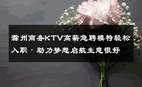 滁州商务KTV高薪急聘模特轻松入职·助力梦想启航生意很好