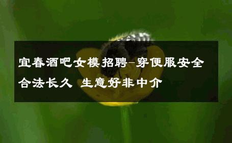 宜春酒吧女模招聘-穿便服安全合法长久 生意好非中介