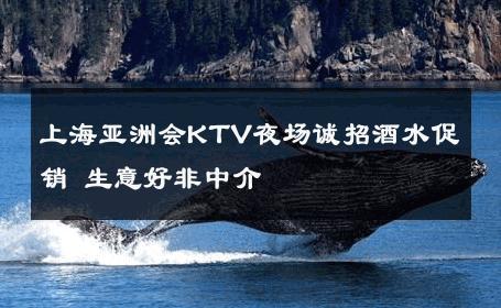 上海亚洲会KTV夜场诚招酒水促销 生意好非中介