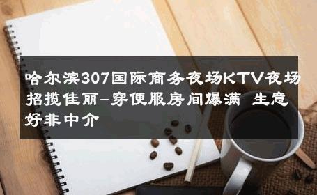 哈尔滨307国际商务夜场KTV夜场招揽佳丽-穿便服房间爆满 生意好非中介