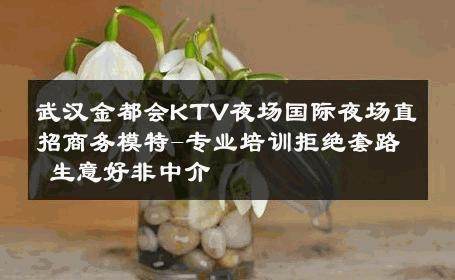 武汉金都会KTV夜场国际夜场直招商务模特-专业培训拒绝套路 生意好非中介