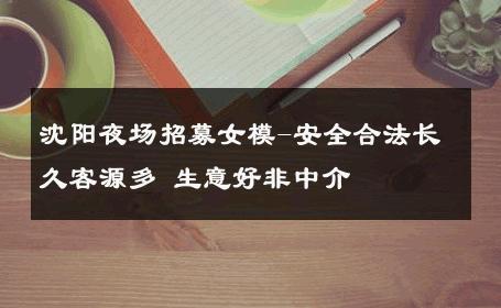 沈阳夜场招募女模-安全合法长久客源多 生意好非中介