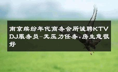 南京缤纷年代商务会所诚聘KTVDJ服务员-无压力任务,房生意很好