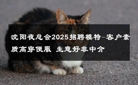 沈阳夜总会2025招聘模特-客户素质高穿便服 生意好非中介