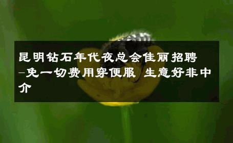 昆明钻石年代夜总会佳丽招聘-免一切费用穿便服 生意好非中介