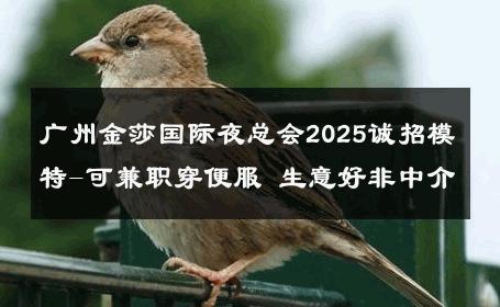 广州金莎国际夜总会2025诚招模特-可兼职穿便服 生意好非中介