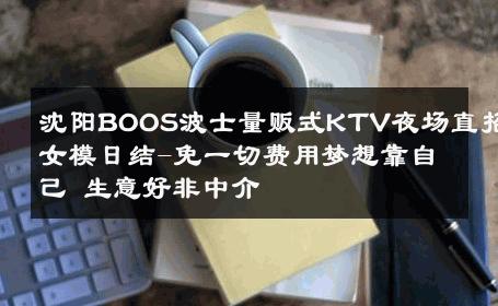 沈阳BOOS波士量贩式KTV夜场直招女模日结-免一切费用梦想靠自己 生意好非中介