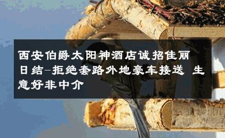 西安伯爵太阳神酒店诚招佳丽日结-拒绝套路外地豪车接送 生意好非中介